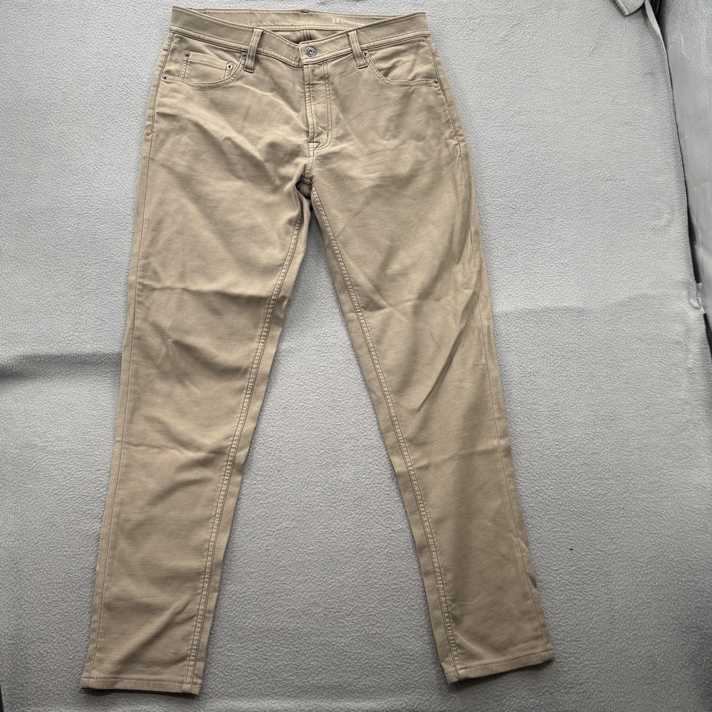 The Normal Brand Pants Mens 32x32 Beige Slim Fit Stretch 5 Pocket Khaki Casual